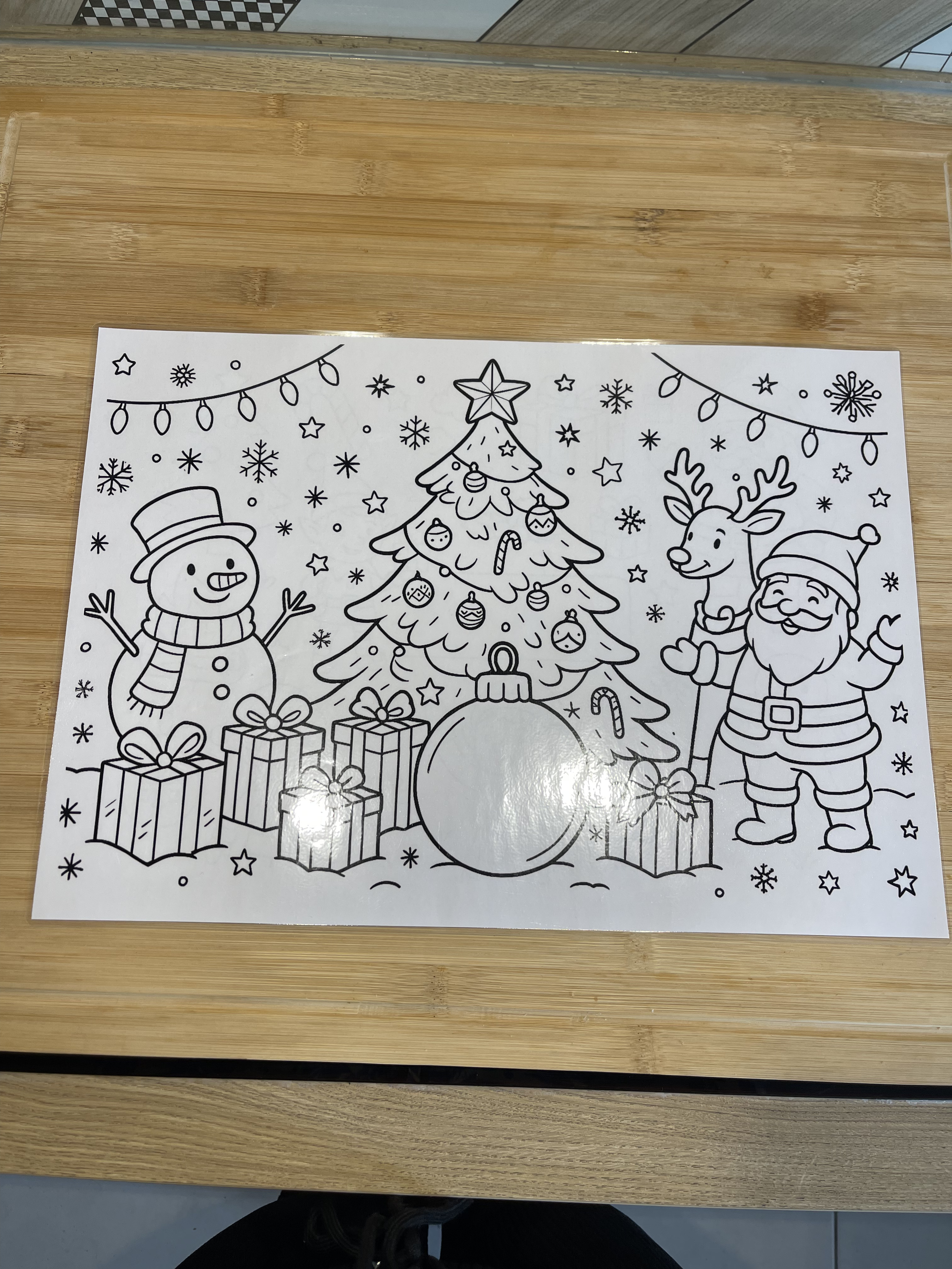 Set de table Noël